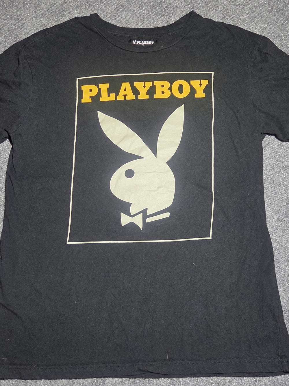 Playboy by PacSun Men's Black Graphic T-Shirt - Size M